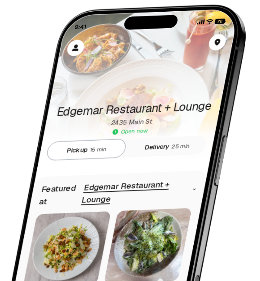 Edgemar Restaurant + Lounge app preview